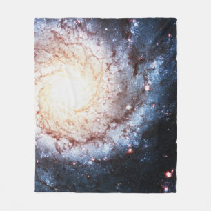 Farbiger Kosmos Fleecedecke