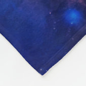 Farbiger Kosmos Fleecedecke (Ecke)