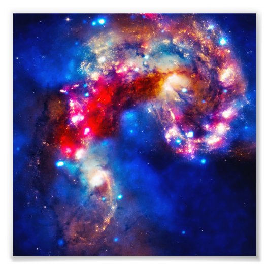 Farbiger Kosmos Fotodruck (Vorne)