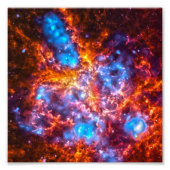 Farbiger Kosmos Fotodruck (Vorne)