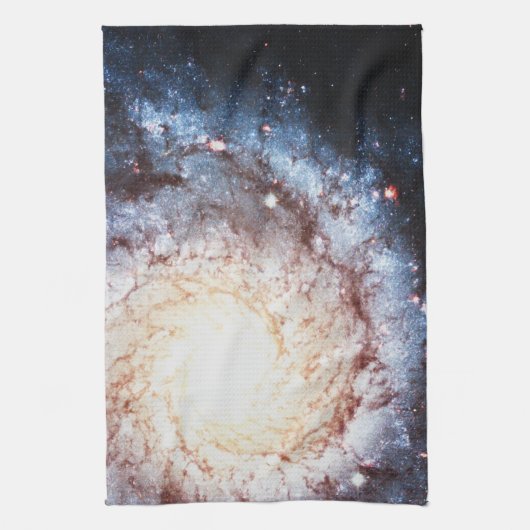 Farbiger Kosmos Geschirrtuch (Vertikal)