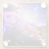 Farbiger Kosmos Glasuntersetzer (Rückseite)