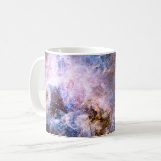 Farbiger Kosmos Kaffeetasse (Vorderseite Links)