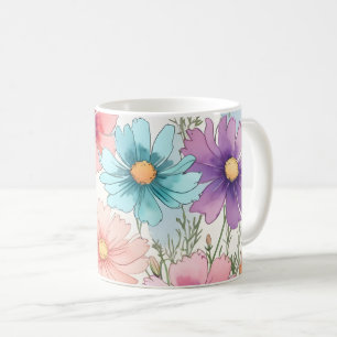 Farbiger Kosmos Kaffeetasse