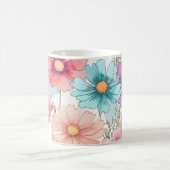 Farbiger Kosmos Kaffeetasse (Mittel)