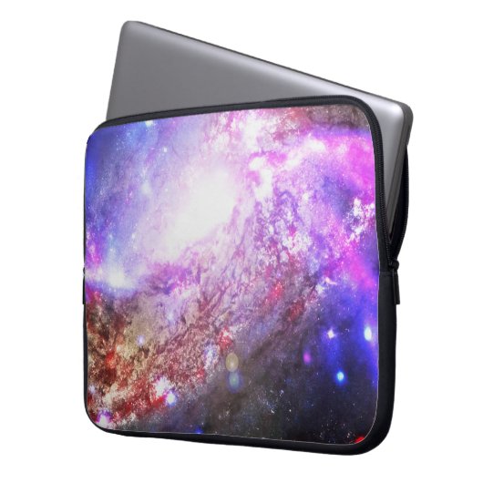 Farbiger Kosmos Laptopschutzhülle (Vorderseite Links)