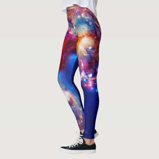 Farbiger Kosmos Leggings (Links)