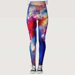 Farbiger Kosmos Leggings