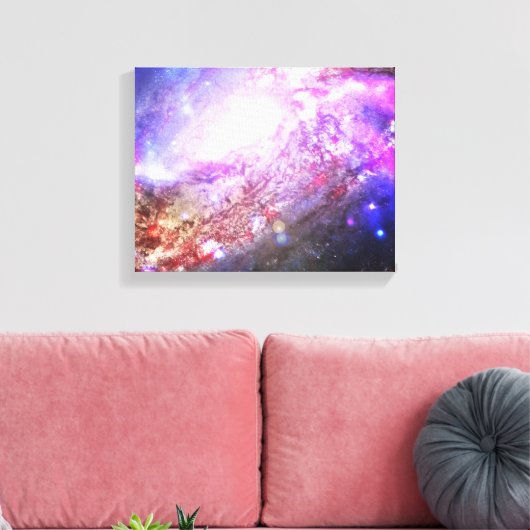 Farbiger Kosmos Leinwanddruck (Insitu (Wohnzimmer))