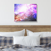 Farbiger Kosmos Leinwanddruck (Insitu (Schlafzimmer))