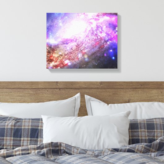 Farbiger Kosmos Leinwanddruck (Insitu (Schlafzimmer))