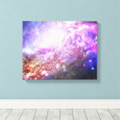 Farbiger Kosmos Leinwanddruck (Insitu (Holzboden))