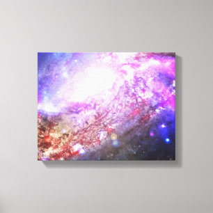 Farbiger Kosmos Leinwanddruck