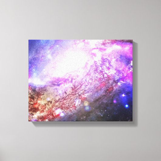 Farbiger Kosmos Leinwanddruck (Vorderseite)