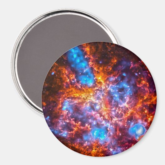 Farbiger Kosmos Magnet (Vorderseite/Rückseite)