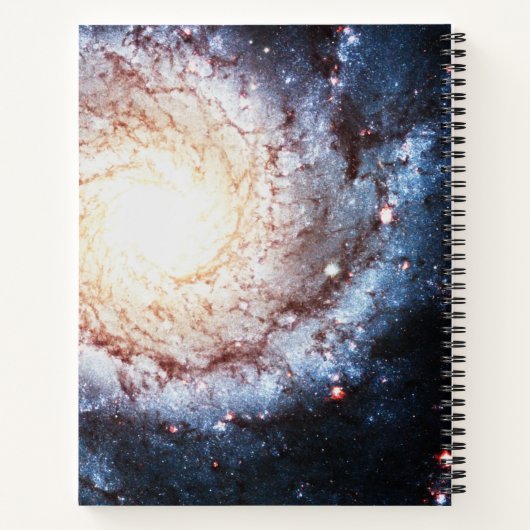 Farbiger Kosmos Notizblock (Rückseite)