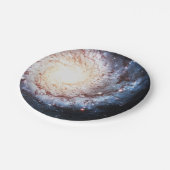 Farbiger Kosmos Pappteller (Schrägansicht)