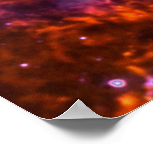 Farbiger Kosmos Poster (Ecke)