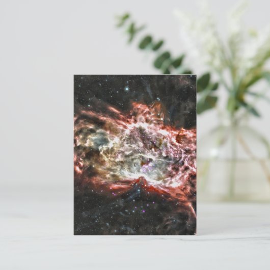 Farbiger Kosmos Postkarte (Stehend Vorderseite)