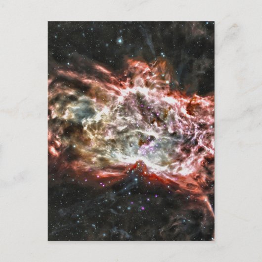 Farbiger Kosmos Postkarte (Vorderseite)