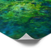 Farbiger Kosmos Print #1 Poster (Ecke)