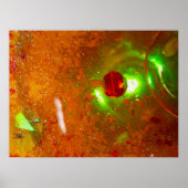 Farbiger Kosmos Print #2 Poster (Vorne)