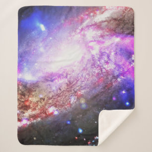 Farbiger Kosmos Sherpadecke