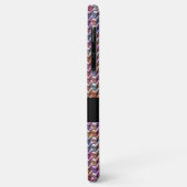 Farbiger Kristall mit individuelle Name Case-Mate iPhone Hülle (Hinten/Links)