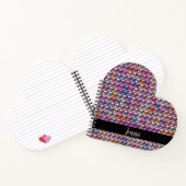 Farbiger Kristall mit individuelle Name Notizblock (Innenseite)