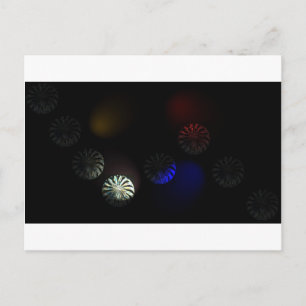 Farbiger Kristallbilder Postkarte