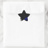 Farbiger Kristallbilder Stern-Aufkleber (Tasche)