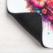 Farbiger künstlerischer Herz-Mauspad Mousepad (Ecke)