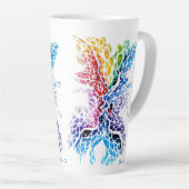 Farbiger Kuss Milchtasse (Rechte Ecke)