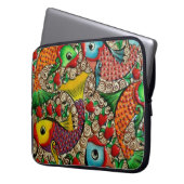Farbiger Laptop-Sieb Laptopschutzhülle (Vorderseite Links)