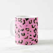 Farbiger Leoparddruck Kaffeetasse (Vorderseite Links)