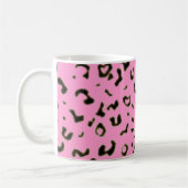 Farbiger Leoparddruck Kaffeetasse (Links)
