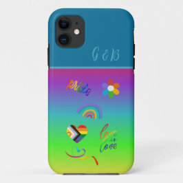 farbiger lgbtq Gay Pride Monat Case-Mate iPhone Hülle