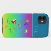 farbiger lgbtq Gay Pride Monat Case-Mate iPhone Hülle (Rückseite (Horizontal))