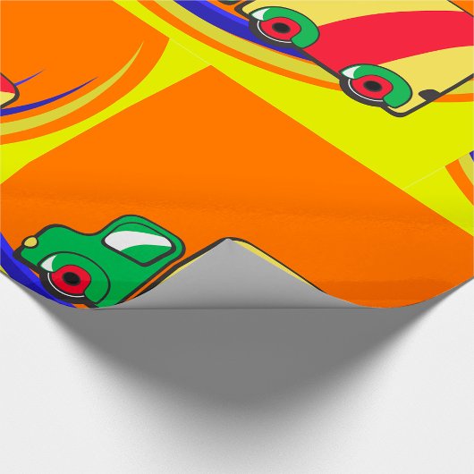 Farbiger LKW Geschenkpapier