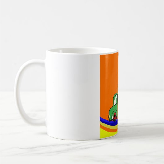 Farbiger LKW Kaffeetasse (Links)