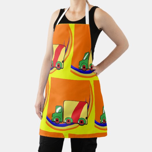 Farbiger LKW Schürze (InSitu)