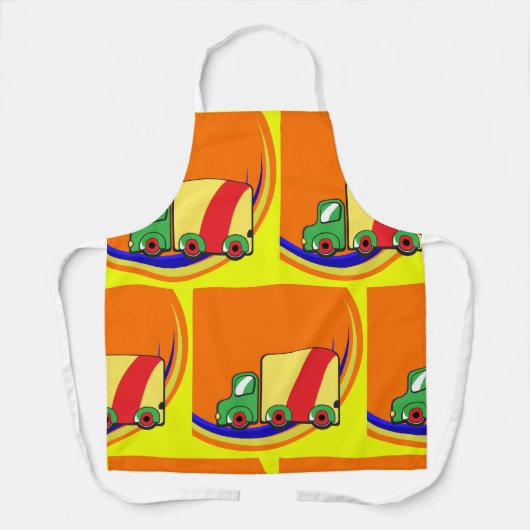 Farbiger LKW Schürze (Vorderseite)