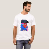 farbiger Löwe T-Shirt (Vorne ganz)