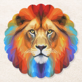 farbiger Löwe Untersetzer