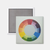 FARBIGER Magnet (Quadrat) (Vorderseite/Rückseite)