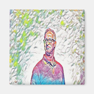 Farbiger Mann Magnet