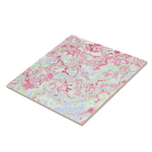 Farbiger Marmor 2 Fliese