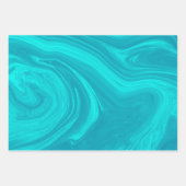 Farbiger Marmorstein Geschenkpapier Set (Vorderseite 2)