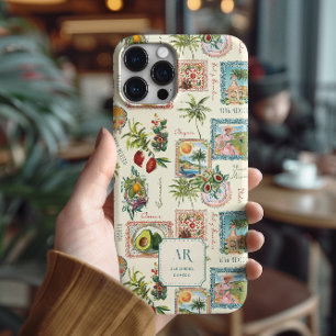 Farbiger mexikanischer Reise-Druck Monogramm Case-Mate iPhone Hülle
