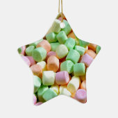 Farbiger Mini-Marshmallow-Druck Keramikornament (Rechts)